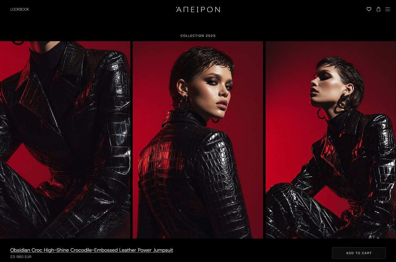 APEIRON — website design